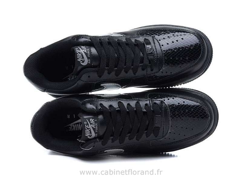 nike air force 1 homme noir vernis