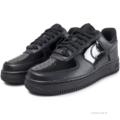 nike air force 1 homme noir vernis