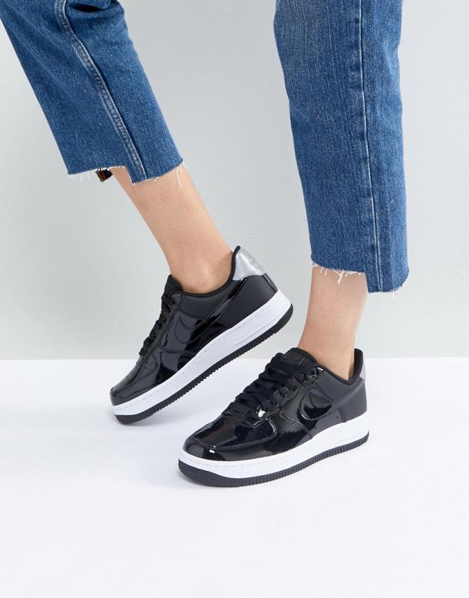 nike air force 1 homme noir vernis