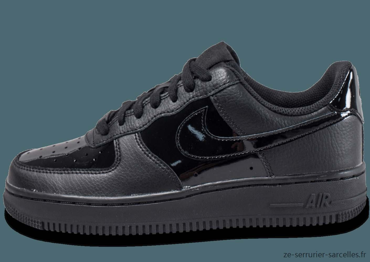nike air force 1 homme noir vernis