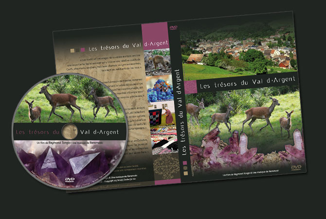 Graphisme Jaquette & DVD Ville de Sainte Marie aux Mines par NaturelleComm